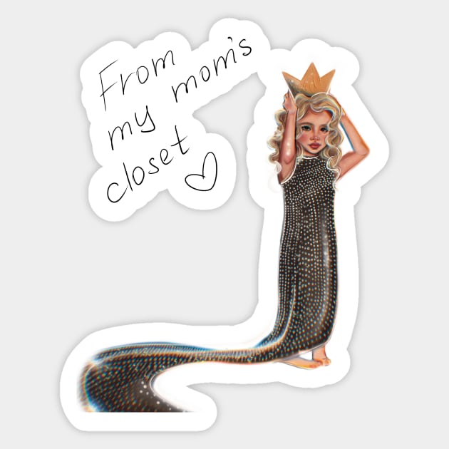 Little Queen Sticker by xsaxsandra